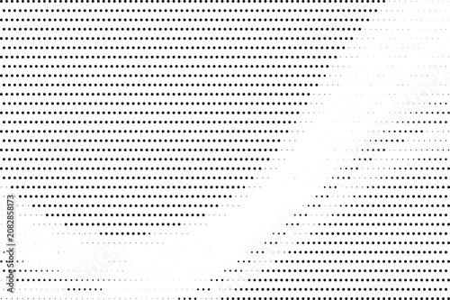 Abstract halftone pattern with geometric circles isolated on transparent background, Vector, illustration