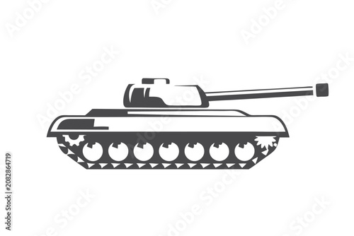 Generic Pixel Art Tank Silhouette for Various Gaming Projects and Military Graphics