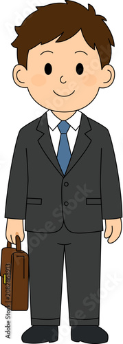 Businessman cartoon illustration