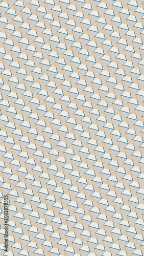 Vector beige abstract geometric shapes seamless pattern background