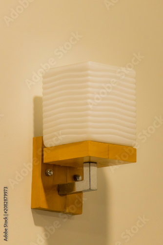 The lamp in the bedroom