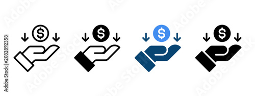 Passive Income Strategy Icon for Financial Independence and Wealth Building