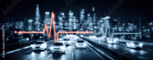 A digital heartbeat guides the artificial intelligence system to plan renewable solutions for live congestion and traffic.