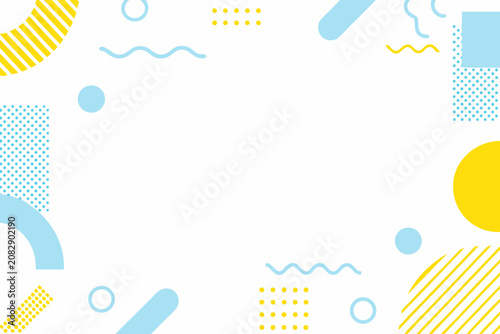 abstract geometric shapes on white background pattern