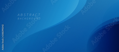 Contemporary blue gradient background with translucent layered waves inspired by the glassmorphism design trend. Suitable for AI, fintech, software companies, dashboards, and presentation templates.