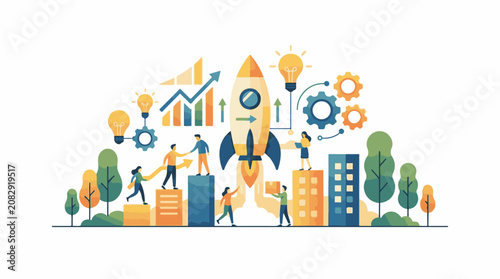 Teamwork and innovation launch a business rocket into growth