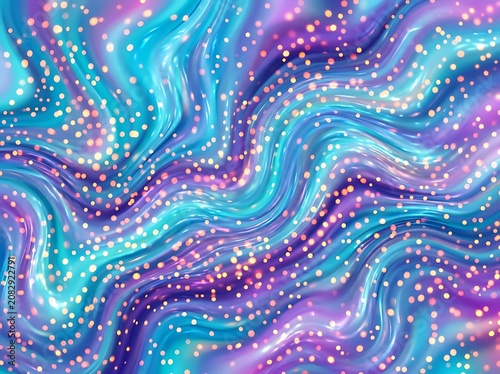 Abstract swirling colorful fluid art pattern.