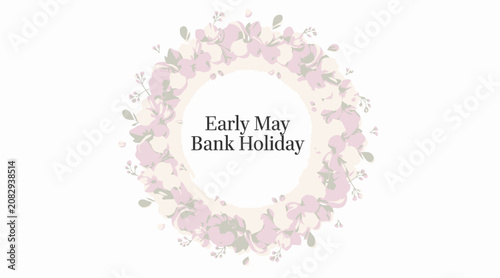 Early May Bank Holiday floral wreath