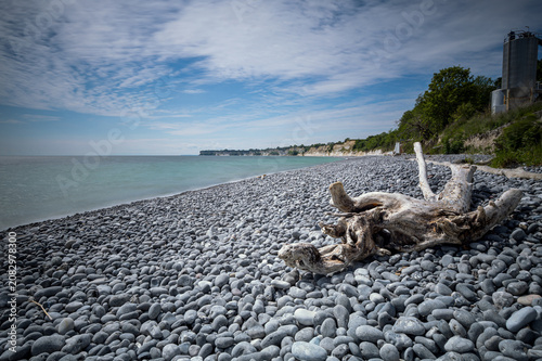 Denmark Møns Klint is a 6 km stretch of limestone and chalk cliffs along the eastern coast of the Danish island of Møn in the Baltic Sea