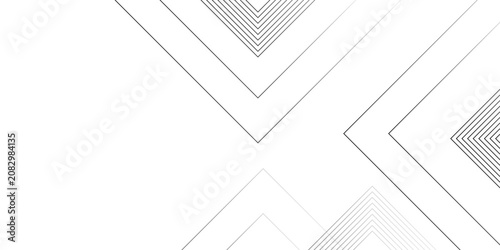 Fotografija Abstract slash square thin diagonal fabric parallel stripe white transparent line background