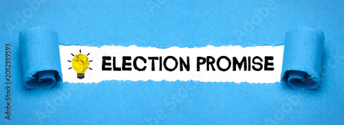 Bilde på lerret Election Promise