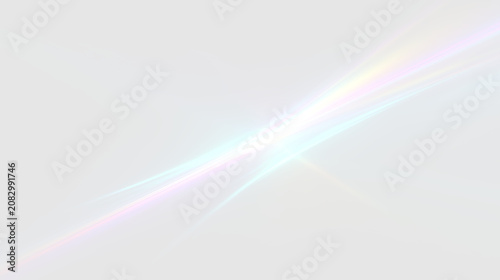 Crystal Rainbow Light Effect PNG with Diamond Reflection, Optical Prism and Bright Glow