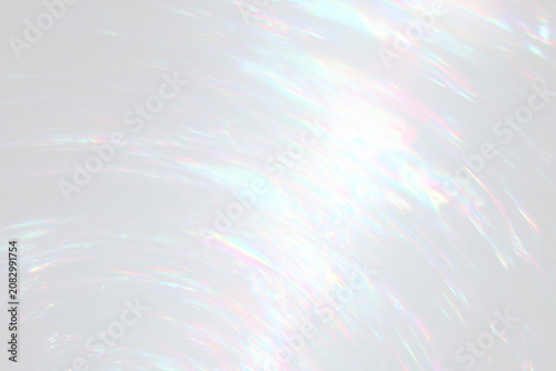 Crystal Rainbow Light Effect PNG with Diamond Reflection, Optical Prism and Bright Glow