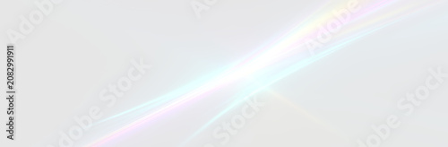 Rainbow Light Glass Overlay PNG with Crystal Sparkle, Lens Flare and Spectrum Reflection