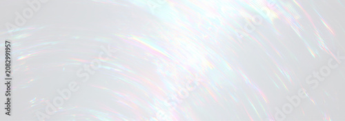 Diamond Prism Rainbow Light PNG with Transparent Glass Effect and Neon Glow