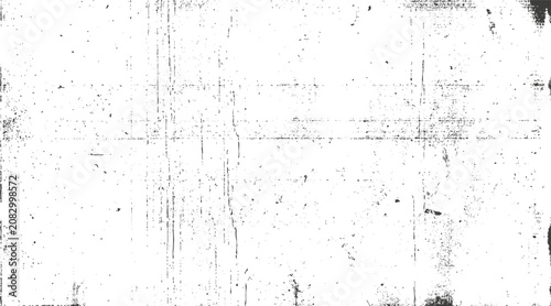 Obraz na plátne Vintage photocopy paper overlay with faded cross scanner marks