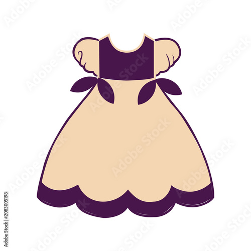 Photos vector illustration of a fashion dress