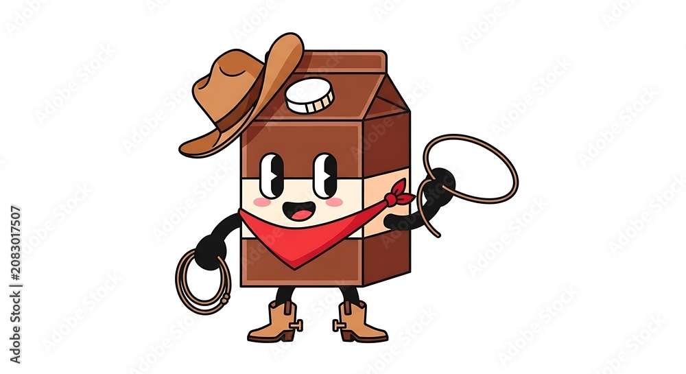 Fototapeta premium Cartoon girl pulling red wagon with dog.