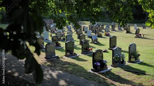 Long Shot. UK graveyard, cemetery.