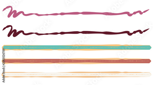 Hand Drawn Decorative Divider Line Set
