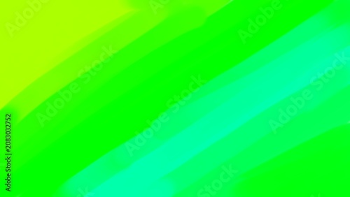 Abstract bright neon green gradient background with smooth wavy liquid texture