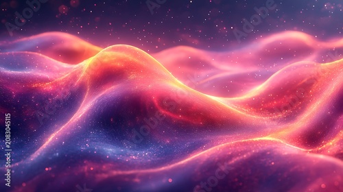 Abstract background with flowing forms