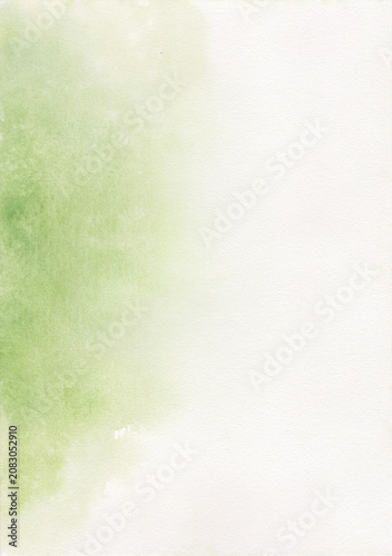Soft Left-Wash Sage Green Watercolor Texture for Wedding & Brand Design