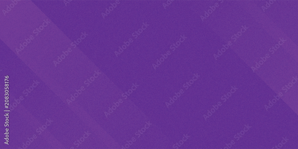 Obraz premium Abstract vibrant purple grainy gradient background with soft diagonal geometric stripes. Minimalist violet textured backdrop with retro noise overlay for contemporary branding, presentation template