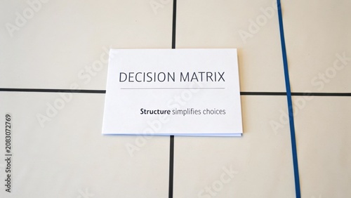 Decision Matrix Tool for Simplifying Choices and Enhancing Decision-Making in Personal and Professional Life