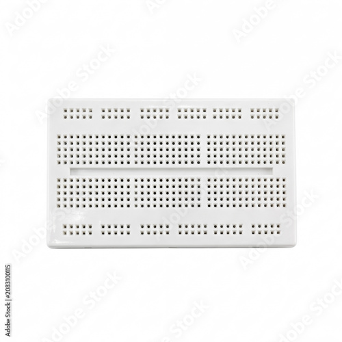 Generic computer RAM memory stick isolated on white.
