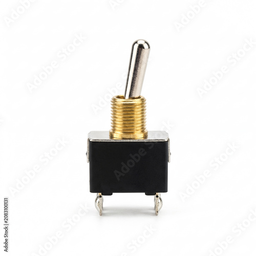 Generic glass tube electrical fuse isolated on white.