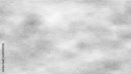 Black radial halftone dots background abstract dot gradient seamless pattern ...