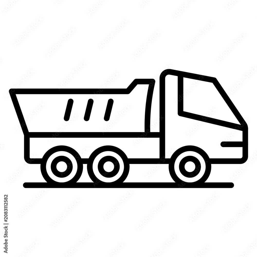 Fototapeta premium Dumper Truck Icon