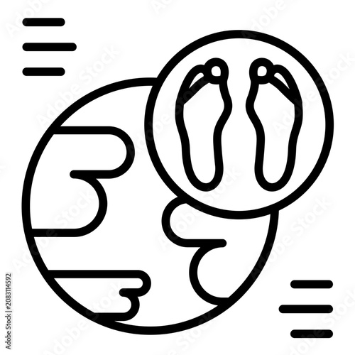 Slika na platnu Refugee Icon