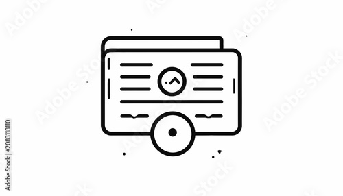 Photos Simple icon of a credit card.
