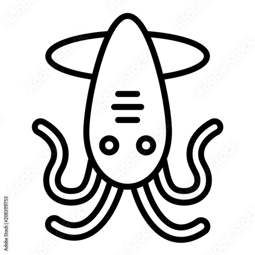 Fényképezés Squid Icon