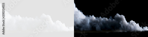 Konstfotografi Realistic transparent png of isolated fluffy cloud overlay with natural light sh