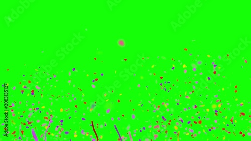 Colorful abstract splash pattern with vibrant paint drips and splatters