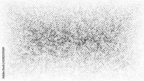 Black linear vertical halftone dots background abstract dot gradient pattern ...