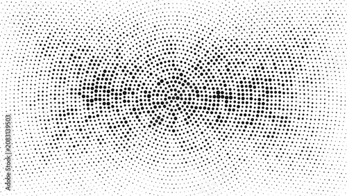 Black linear vertical halftone dots background abstract dot gradient pattern ...