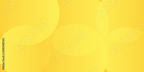 Foto Fluid yellow gradient shapes composition