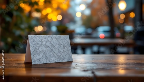 Business Card Mosaic Mockup
