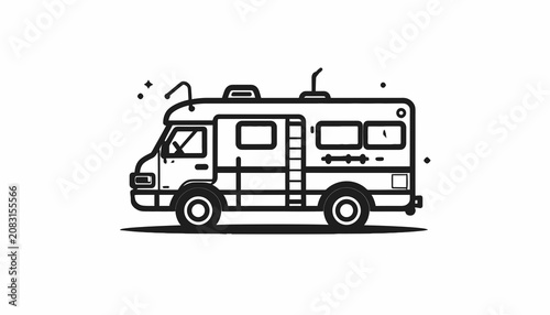 Motorhome Vehicle Recreational Transport.