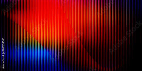 Bild auf Leinwand Abstract ripple glass gradient background featuring fluid waves and glowing colors