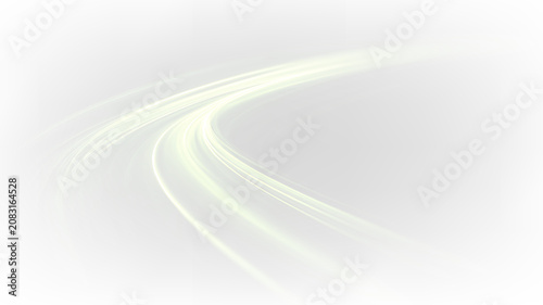 Canvastavla Futuristic Green Glow Streak with Flowing Motion Overlay PNG