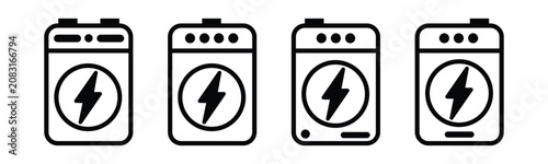 Photos icon power bank charging technology