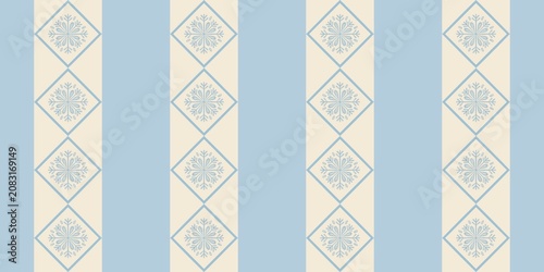Seamless watercolour and unique snow flakes pattern background for covers, notes, Soft backgrounds colour. Watercolour art work. snow flakes pattern background for winter vibes.