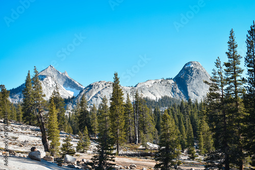 snow covered mountains