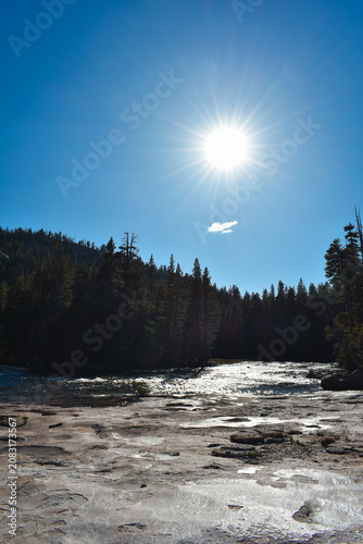 river in the mountains