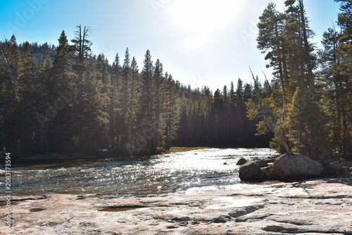 river in the mountains